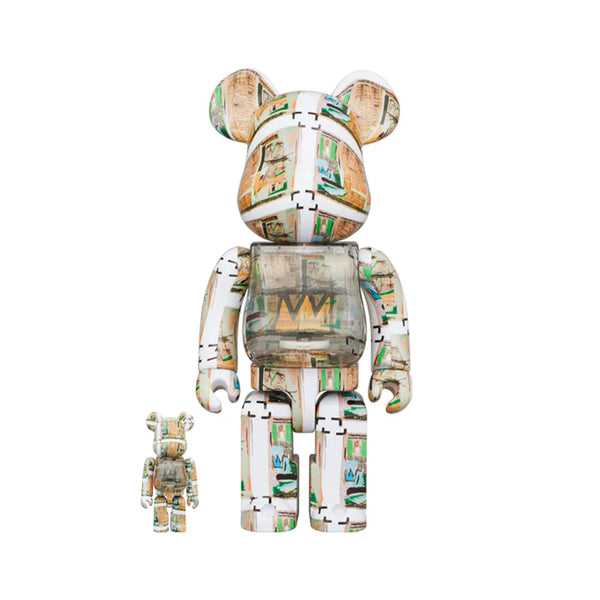 400% + 100% Bearbrick Jean-Michel Basquiat - King Pleasure