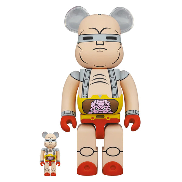 400% + 100% Bearbrick Krang Robot (TMNT)