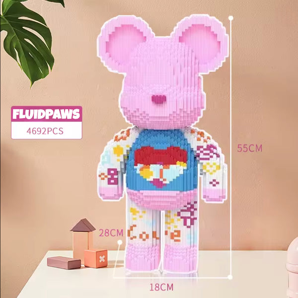 Pink Lovely Bear | Constructor 3D